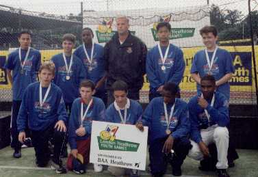 Ending medals ceremony